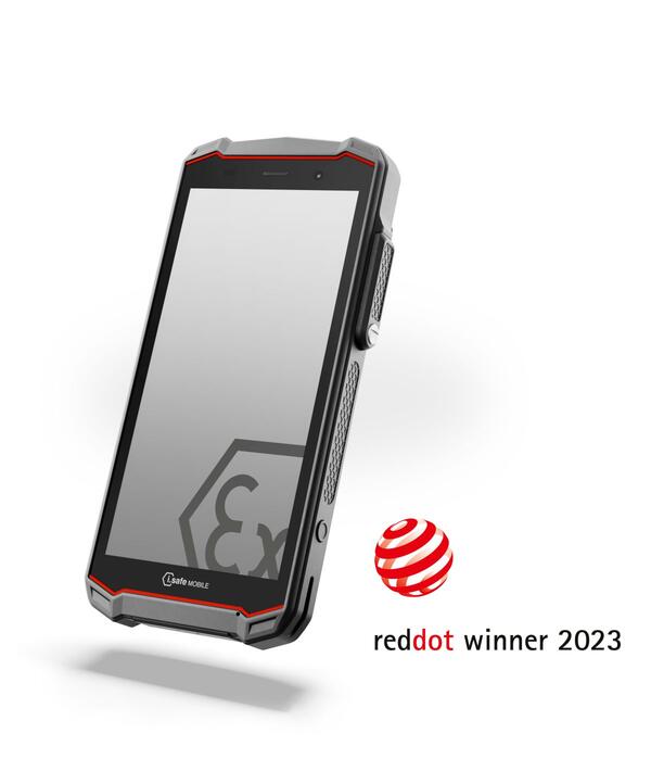 Das Ex-geschtzte 5G-Industriesmartphone IS540 berzeugte durch sein innovatives und User-orientiertes Produktdesign.